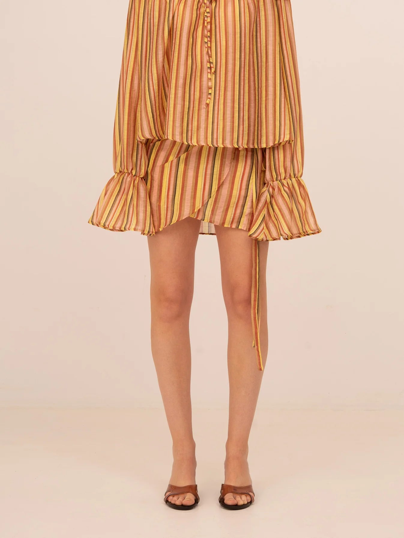 THE ZEST STRIPED MINI SCARF WRAP SKIRT  - VIA CARMEN SAYS | Only €49 | NOW AVAILABLE TO SHOP at IAMINHATELOVE 