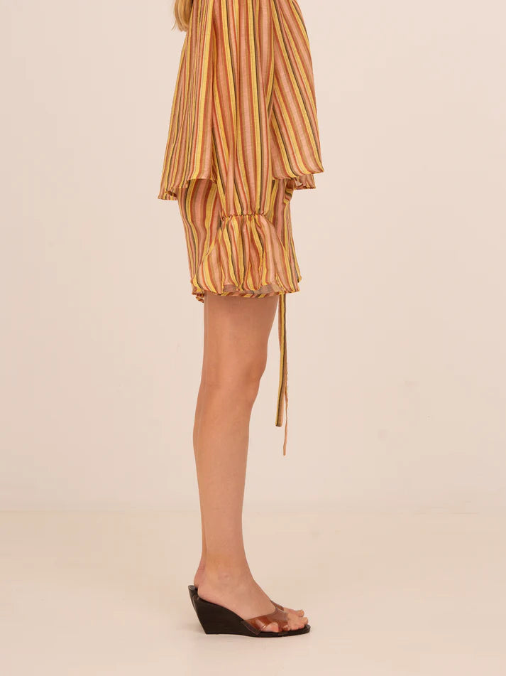 THE ZEST STRIPED MINI SCARF WRAP SKIRT  - VIA CARMEN SAYS | Only €49 | NOW AVAILABLE TO SHOP at IAMINHATELOVE 