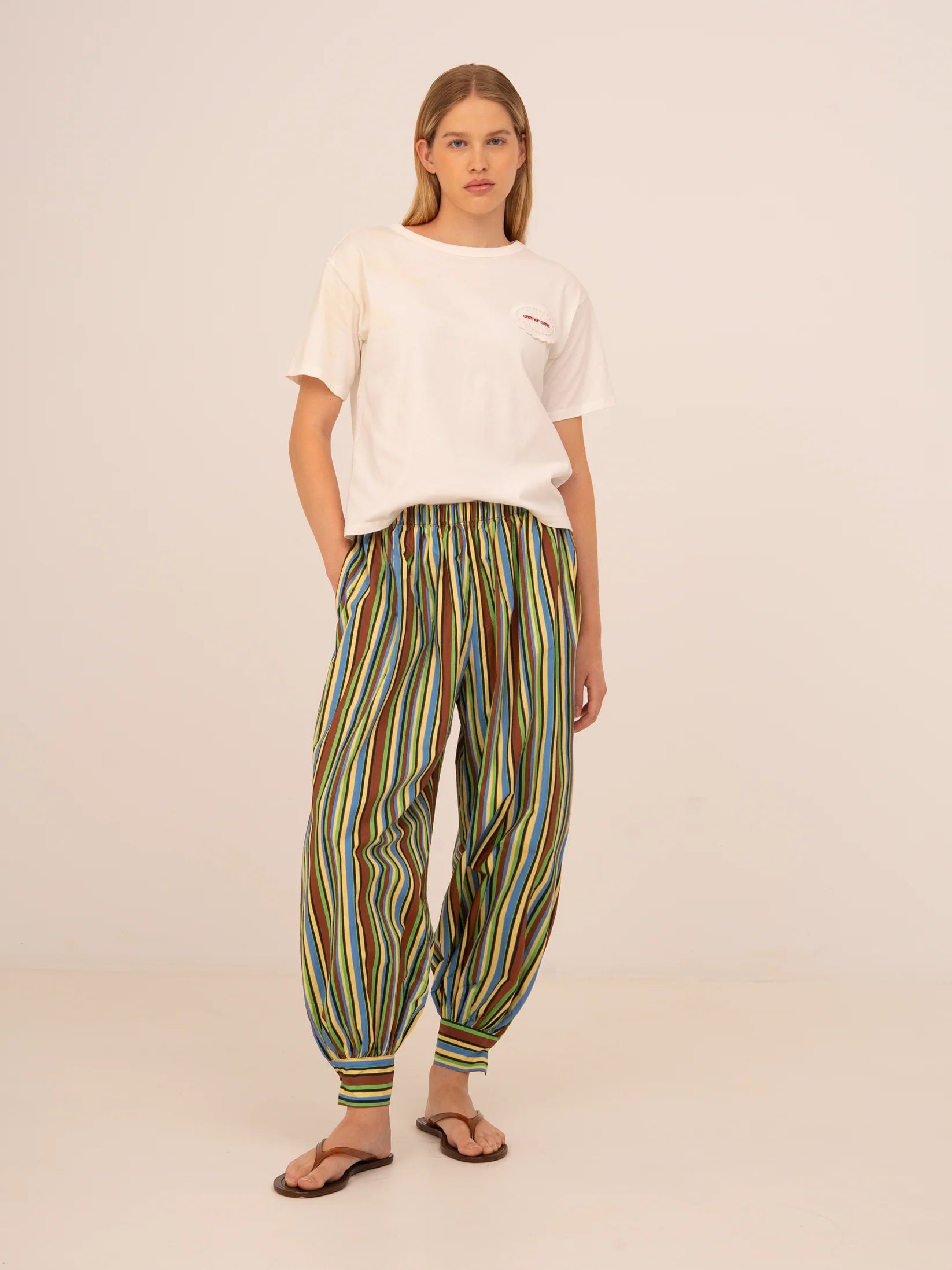 THE CALA STRIPED TROUSERS  - VIA CARMEN SAYS | Only €79 | NOW AVAILABLE TO SHOP at IAMINHATELOVE 