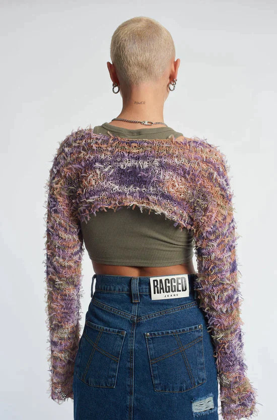 CANDY CONFETTI OPEN KNIT CROP KNIT SHRUG - EXCLUSIVE Knitwear from THE RAGGED PRIEST - Just $45! SHOP NOW AT IAMINHATELOVE BOTH IN STORE FOR CYPRUS AND ONLINE WORLDWIDE