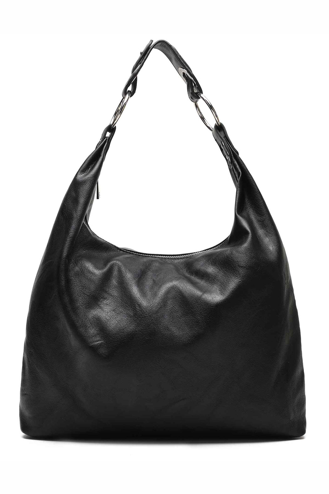 STEVIE SHOULDER BAG - VEGAN LEATHER | BLACK  - VIA SILFEN STUDIO | Only €99 | NOW AVAILABLE TO SHOP at IAMINHATELOVE