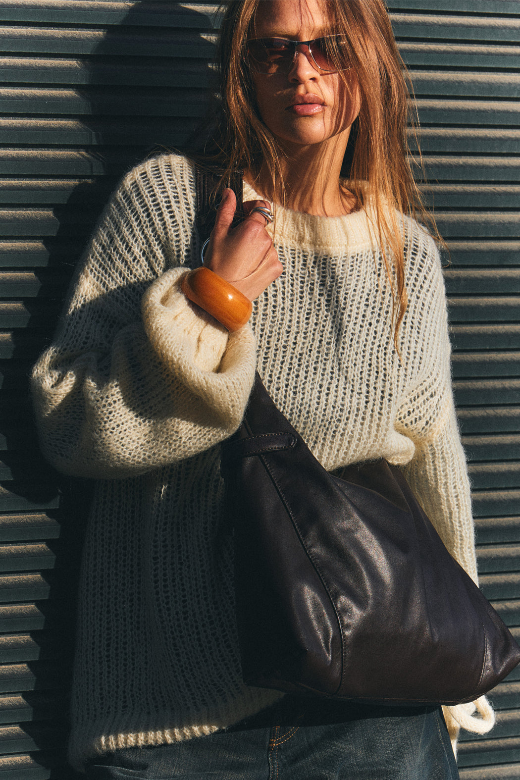STEVIE SHOULDER BAG - VEGAN LEATHER | BLACK  - VIA SILFEN STUDIO | Only €99 | NOW AVAILABLE TO SHOP at IAMINHATELOVE