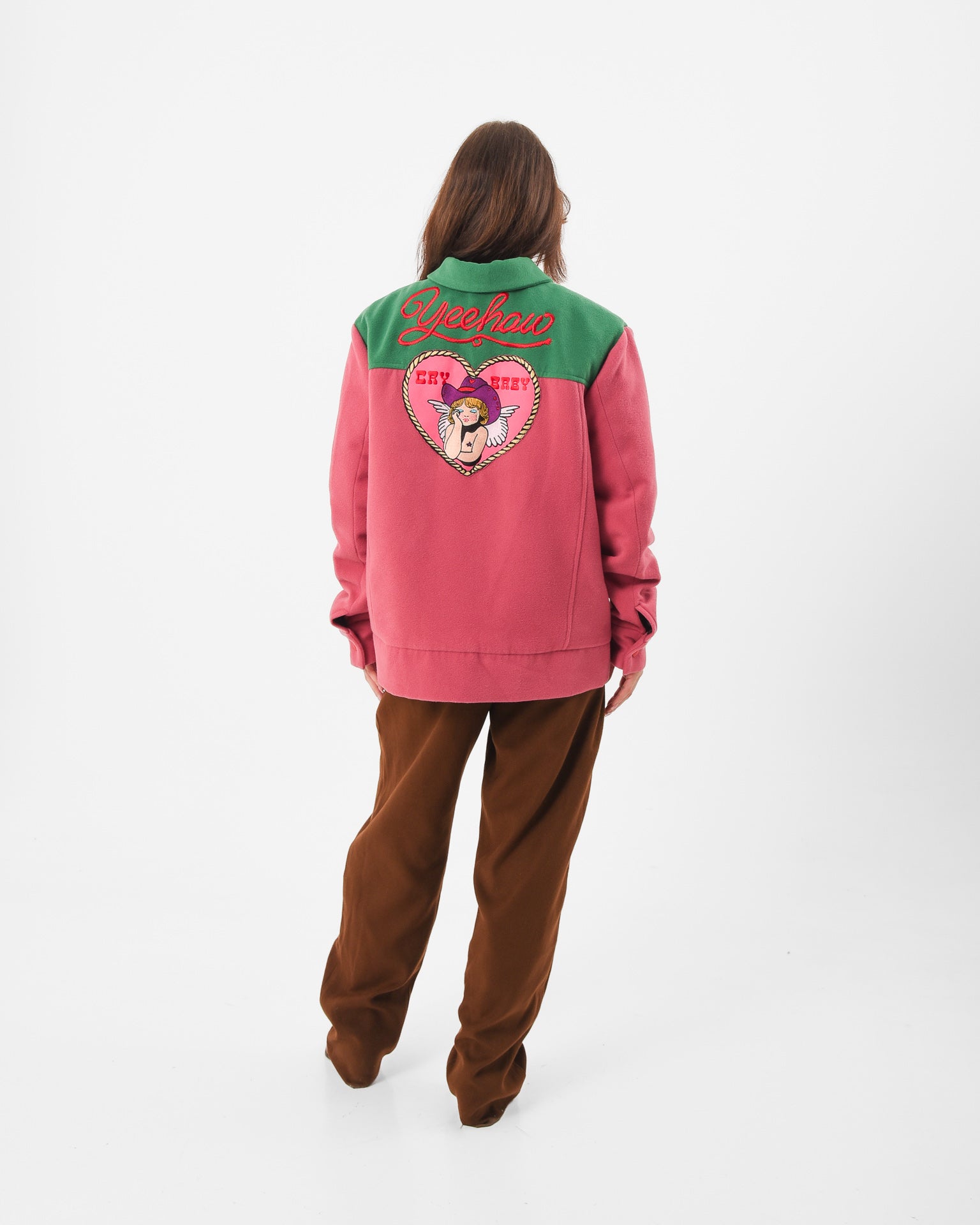 THE WHO DOES SHE THINK SHE IS” JACKET  - VIA OVARY GANG | Only €170 | NOW AVAILABLE TO SHOP at IAMINHATELOVE 