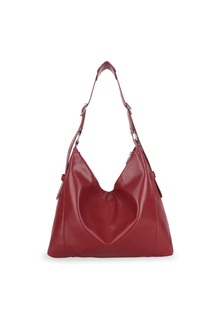 THE ELLIE CROSSBODY BAG - BURGUNDY  - VIA SILFEN STUDIO | Only €79 | NOW AVAILABLE TO SHOP at IAMINHATELOVE 