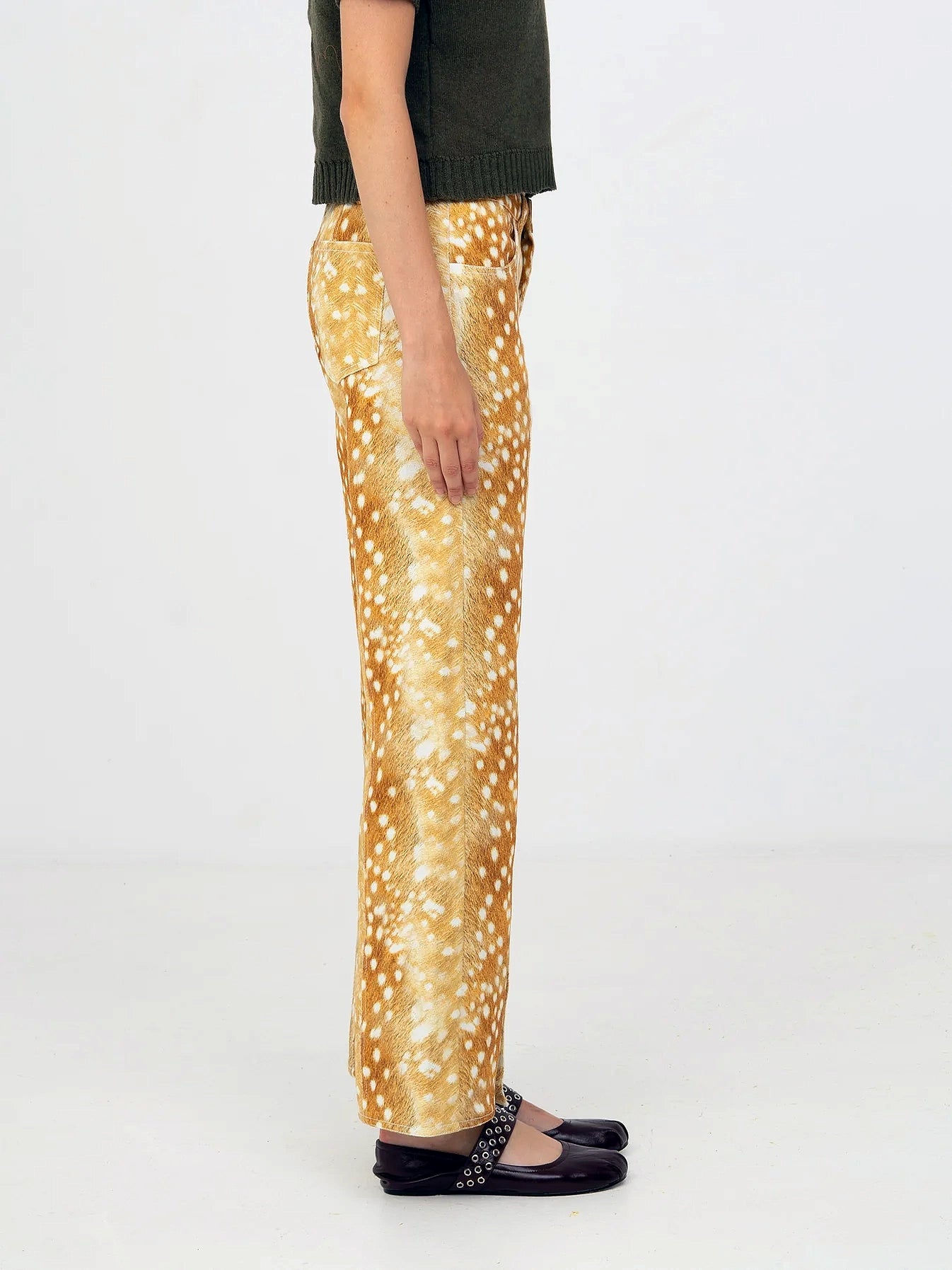 THE OH! DEER PRINT DENIM  - VIA CARMEN SAYS | Only €86 | NOW AVAILABLE TO SHOP at IAMINHATELOVE 