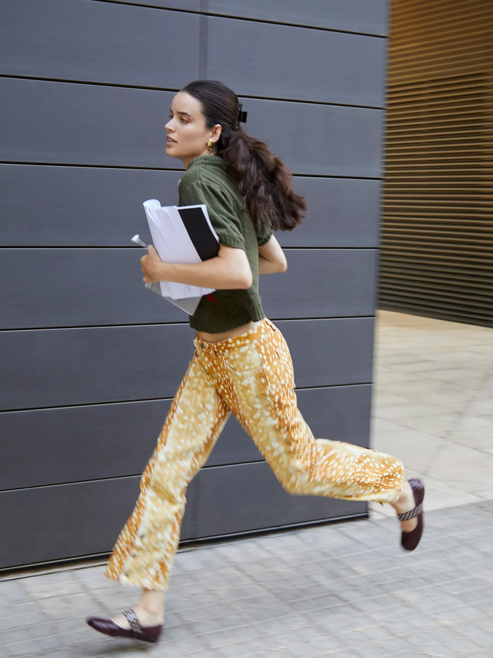 THE OH! DEER PRINT DENIM  - VIA CARMEN SAYS | Only €86 | NOW AVAILABLE TO SHOP at IAMINHATELOVE 