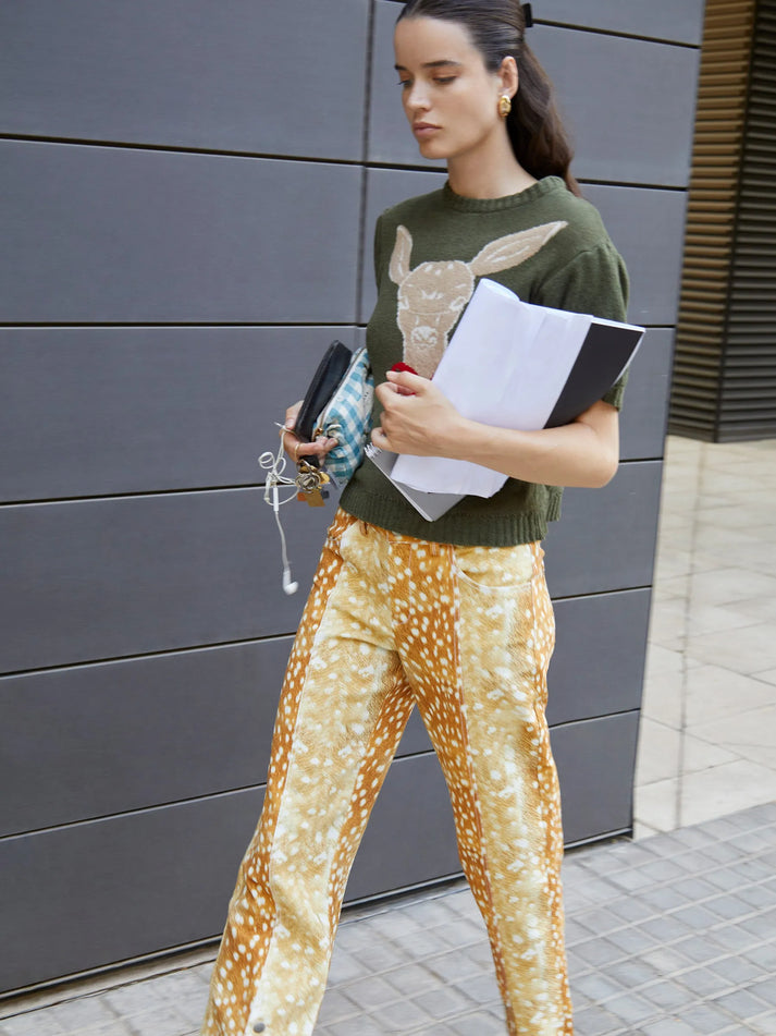 THE OH! DEER PRINT DENIM  - VIA CARMEN SAYS | Only €86 | NOW AVAILABLE TO SHOP at IAMINHATELOVE 