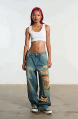 THE DISTRESSED GOLIATH DENIM - EXCLUSIVE Denim from THE RAGGED PRIEST - Just $86! SHOP NOW AT IAMINHATELOVE BOTH IN STORE FOR CYPRUS AND ONLINE WORLDWIDE
