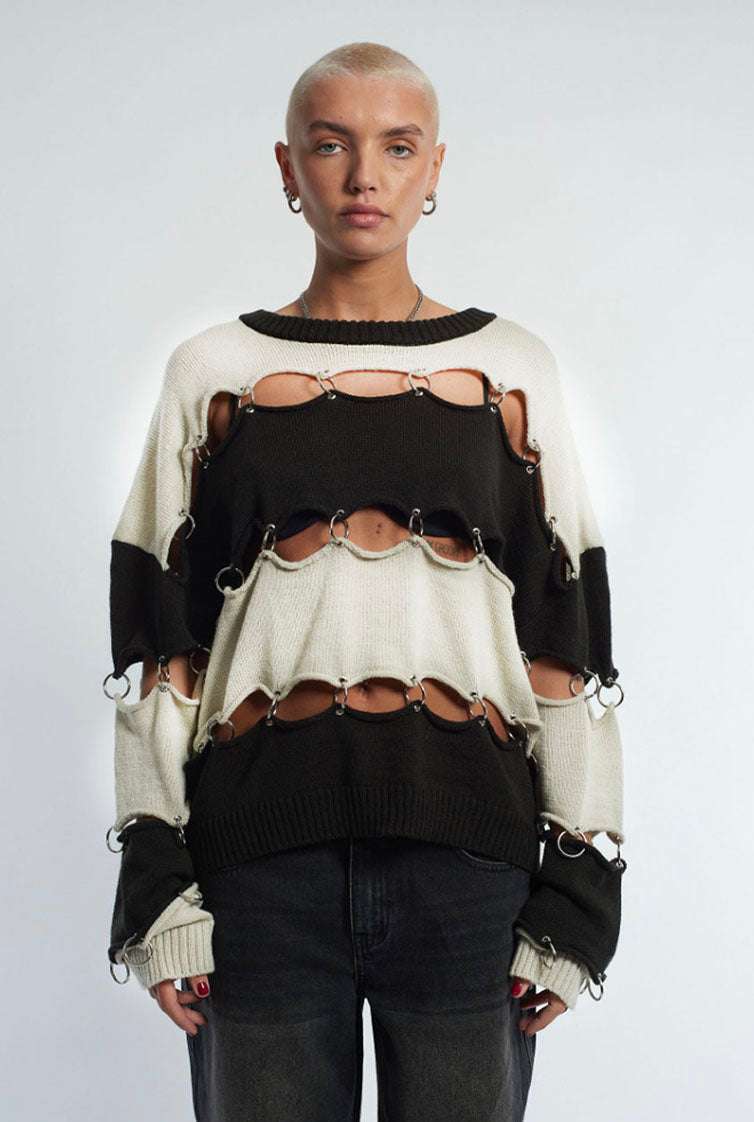 BREAKOUT HARDWARE KNIT  - VIA THE RAGGED PRIEST | Only €99 | NOW AVAILABLE TO SHOP at IAMINHATELOVE