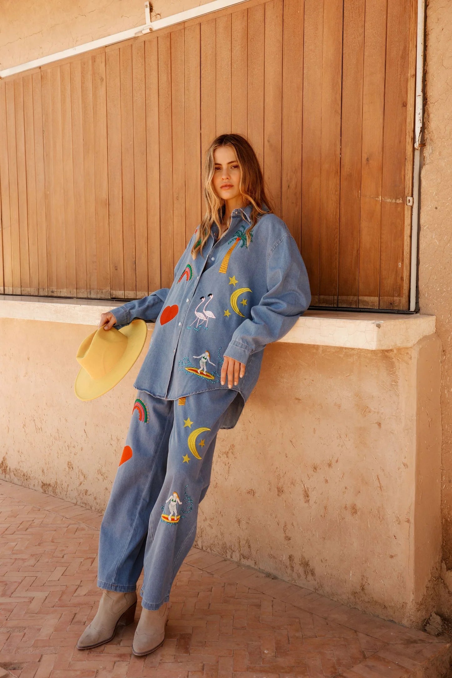 THE OZZY DENIM DUO - THE EMBELLISHED SHIRT  - VIA CURATED BY | Only €74 | NOW AVAILABLE TO SHOP at IAMINHATELOVE 
