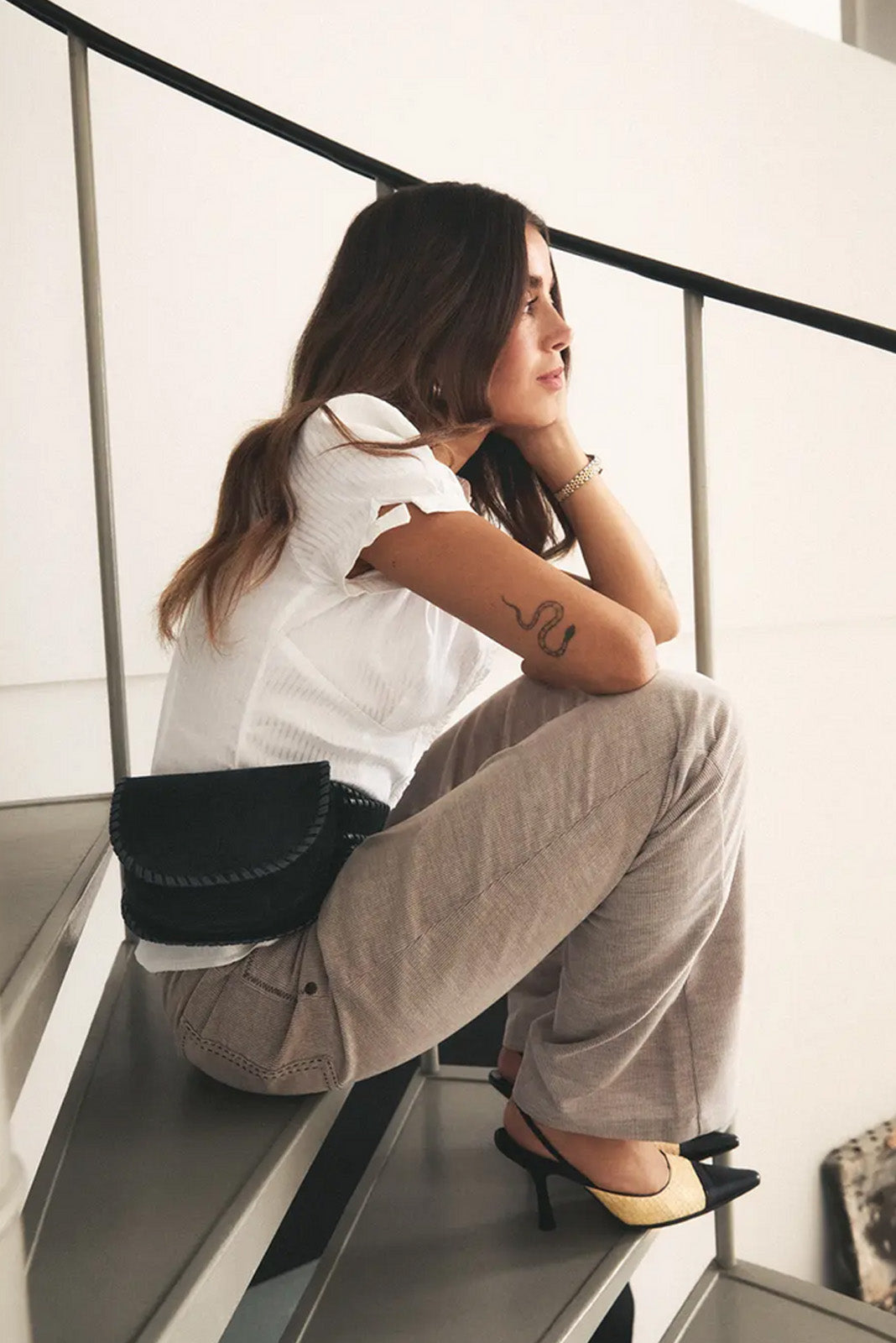 THE BRUNA BEAR X SILFEN - ELIZA BRAIDED BELT BAG IN BLACK  - VIA SILFEN STUDIO | Only €110 | NOW AVAILABLE TO SHOP at IAMINHATELOVE 