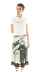 THE PRINTED OUT  SKIRT