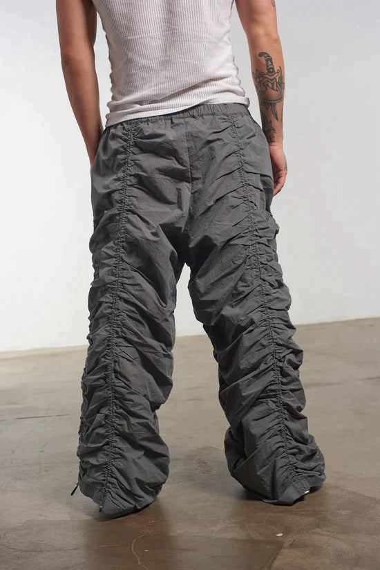 BUNGEE PARACHUTE PANT - GREY  - VIA THE RAGGED PRIEST | Only €69 | NOW AVAILABLE TO SHOP at IAMINHATELOVE