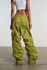 BUNGEE PARACHUTE PANT - GREEN - EXCLUSIVE Pants from THE RAGGED PRIEST - Just $92! SHOP NOW AT IAMINHATELOVE BOTH IN STORE FOR CYPRUS AND ONLINE WORLDWIDE