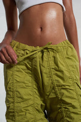 BUNGEE PARACHUTE PANT - GREEN - EXCLUSIVE Pants from THE RAGGED PRIEST - Just $92! SHOP NOW AT IAMINHATELOVE BOTH IN STORE FOR CYPRUS AND ONLINE WORLDWIDE