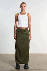 VILLAIN PINSTRIPE MAXI SKIRT - EXCLUSIVE Skirts from THE RAGGED PRIEST - Just $89! SHOP NOW AT IAMINHATELOVE BOTH IN STORE FOR CYPRUS AND ONLINE WORLDWIDE