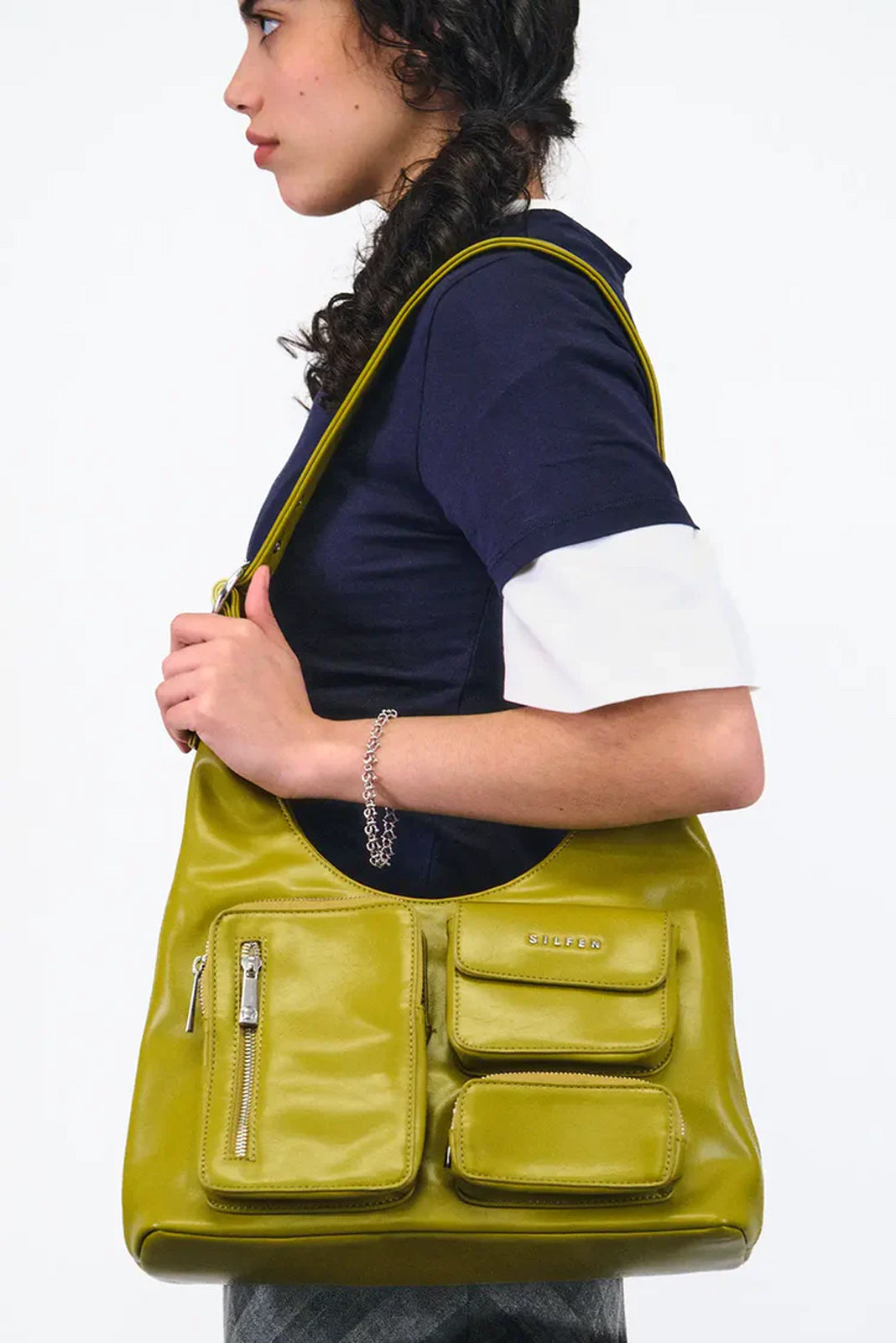 THE NORA CROSSBODY BAG - PEAR  - VIA SILFEN STUDIO | Only €99 | NOW AVAILABLE TO SHOP at IAMINHATELOVE 