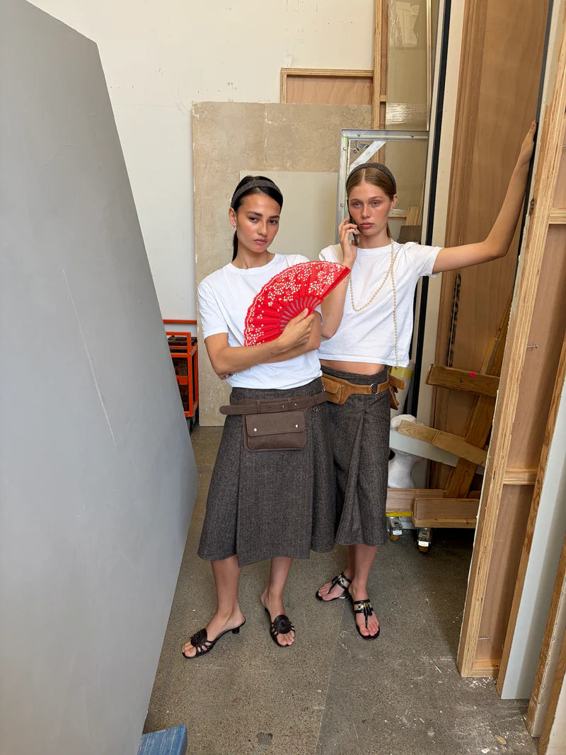 THE ERIKA BELT IN COFFEE  - VIA SILFEN STUDIO | Only €69 | NOW AVAILABLE TO SHOP at IAMINHATELOVE 