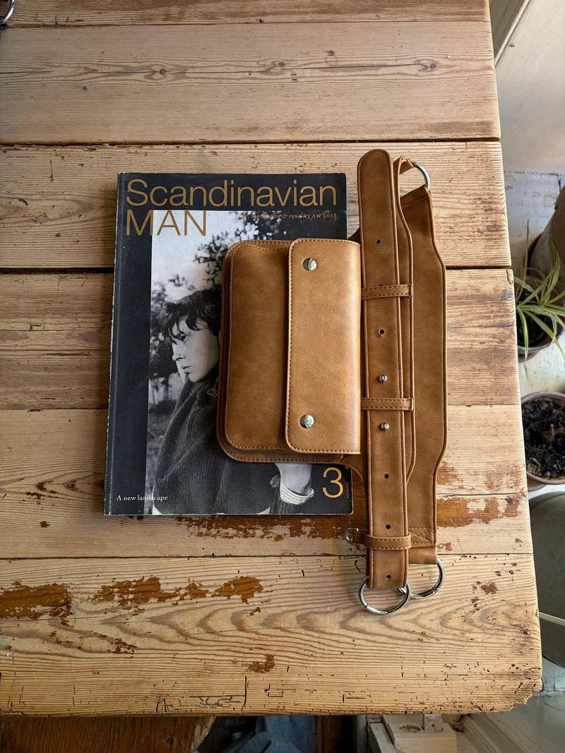 THE ERIKA BELT IN CARAMEL  - VIA SILFEN STUDIO | Only €69 | NOW AVAILABLE TO SHOP at IAMINHATELOVE 
