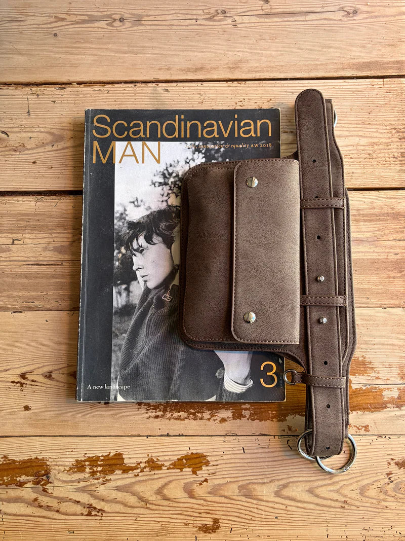 THE ERIKA BELT IN COFFEE  - VIA SILFEN STUDIO | Only €69 | NOW AVAILABLE TO SHOP at IAMINHATELOVE 