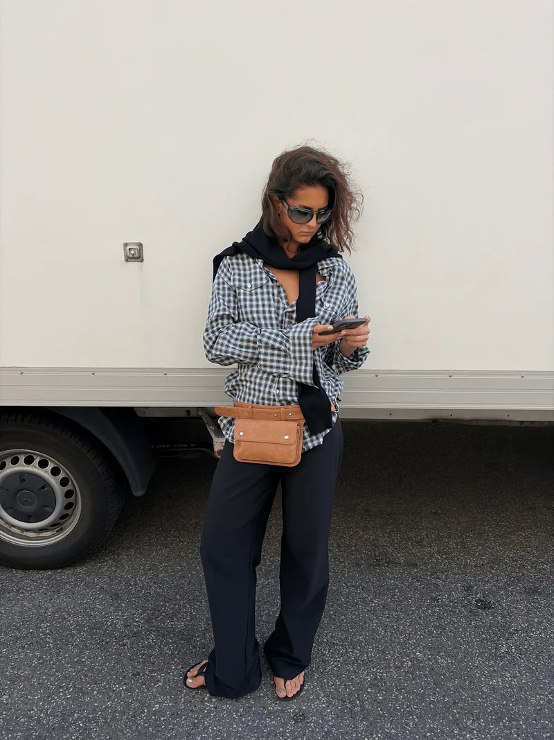THE ERIKA BELT IN CARAMEL  - VIA SILFEN STUDIO | Only €69 | NOW AVAILABLE TO SHOP at IAMINHATELOVE 