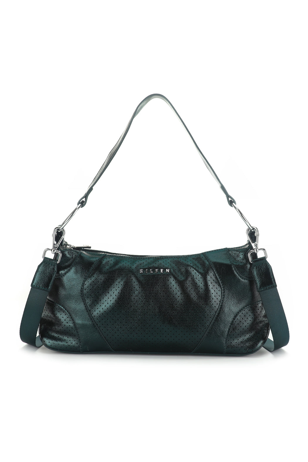 STELLA SHOULDER BAG - DARK GREEN  - VIA SILFEN STUDIO | Only €69 | NOW AVAILABLE TO SHOP at IAMINHATELOVE