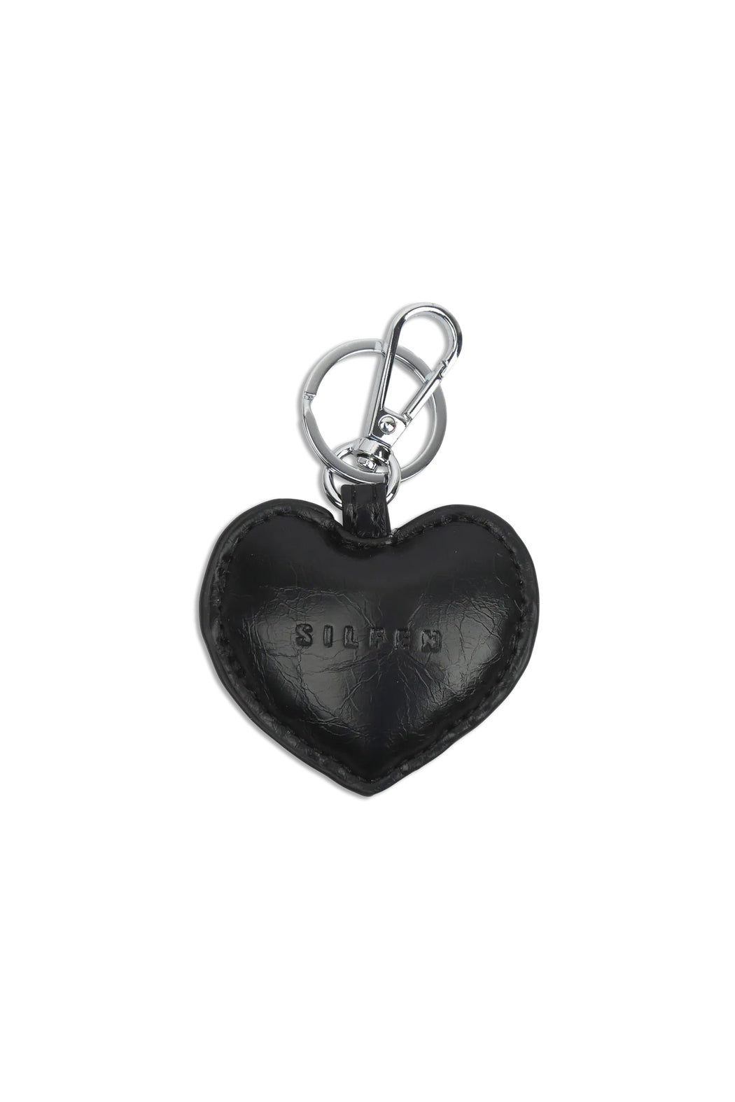 THE SILFEN STUDIO BAG CHARM - BLACK HEART  - VIA SILFEN STUDIO | Only €15 | NOW AVAILABLE TO SHOP at IAMINHATELOVE