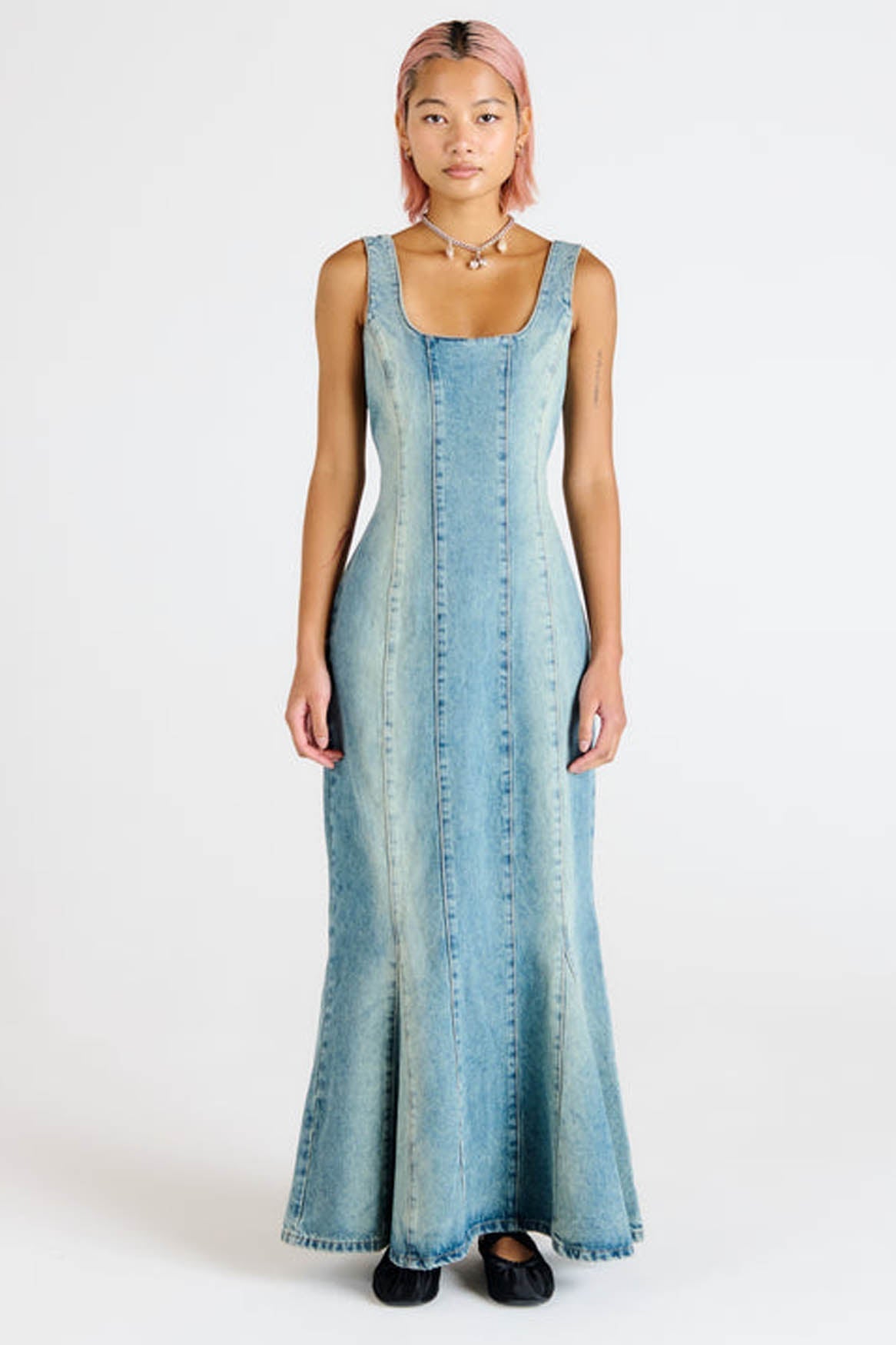 MISS WORLD DENIM MAXI DRESS  - VIA THE RAGGED PRIEST | Only €71 | NOW AVAILABLE TO SHOP at IAMINHATELOVE
