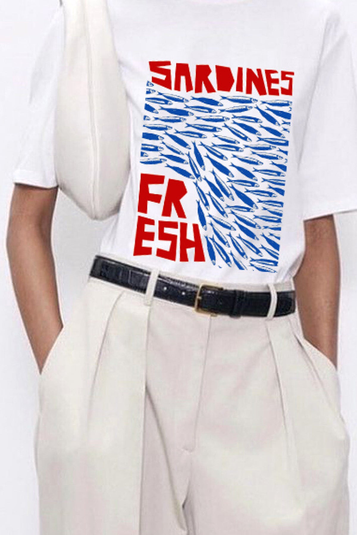 THE SARDINE CRAZE TEE  - VIA CURATED BY | Only €36 | NOW AVAILABLE TO SHOP at IAMINHATELOVE