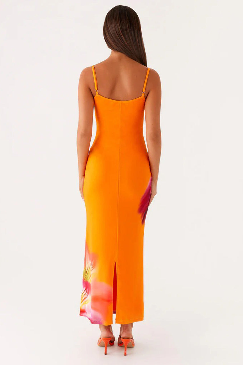 THE HIBISCUS HEAT MIDI DRESS  - VIA CURATED BY | Only €66 | NOW AVAILABLE TO SHOP at IAMINHATELOVE 