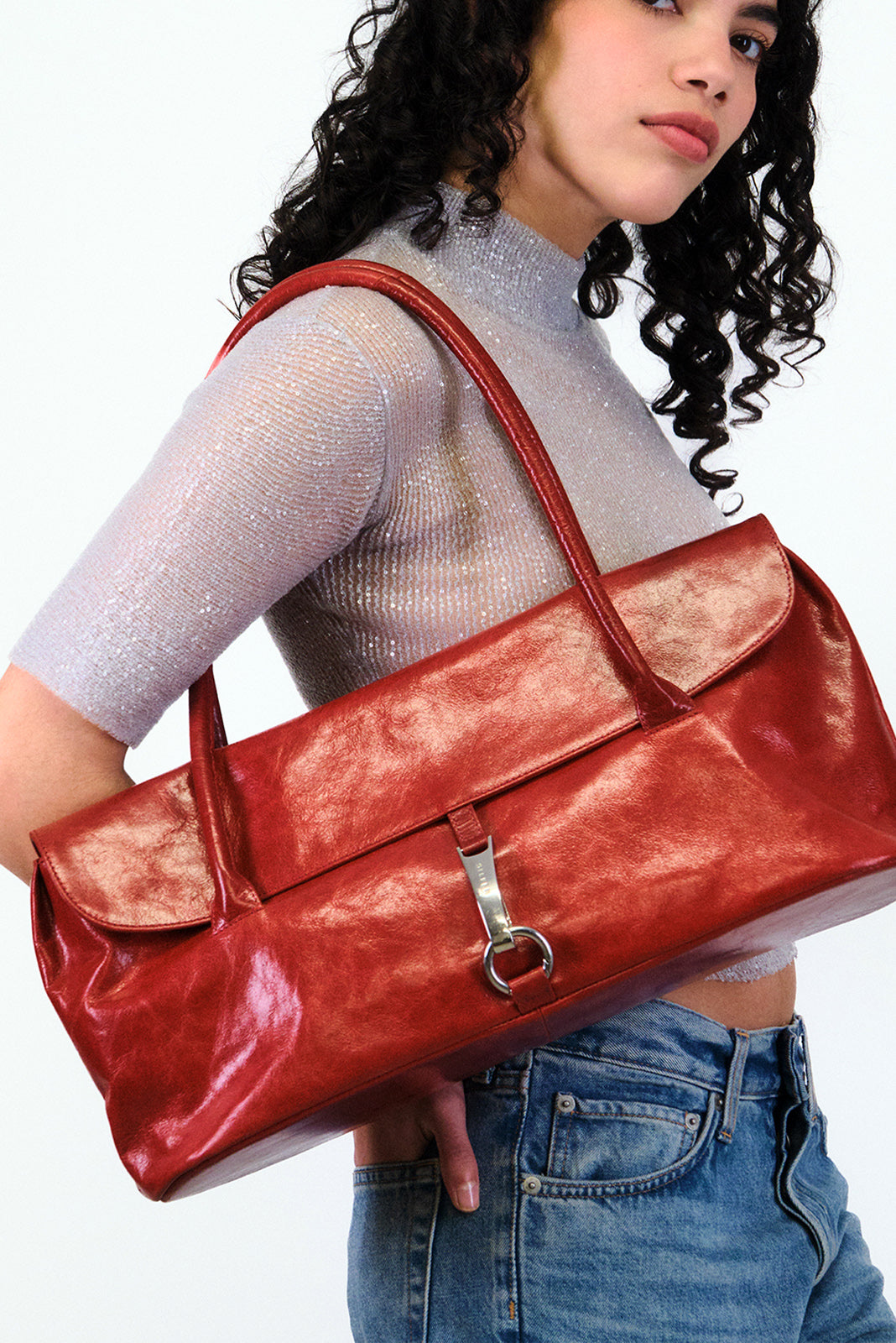 THE PALMA BAG - FIREY RED  - VIA SILFEN STUDIO | Only €179 | NOW AVAILABLE TO SHOP at IAMINHATELOVE 