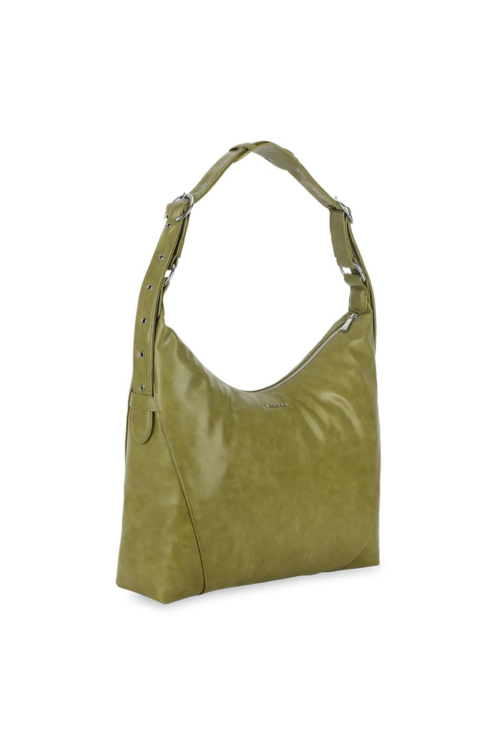 THE ELLIE CROSSBODY BAG - MOSS GREEN  - VIA SILFEN STUDIO | Only €99 | NOW AVAILABLE TO SHOP at IAMINHATELOVE 