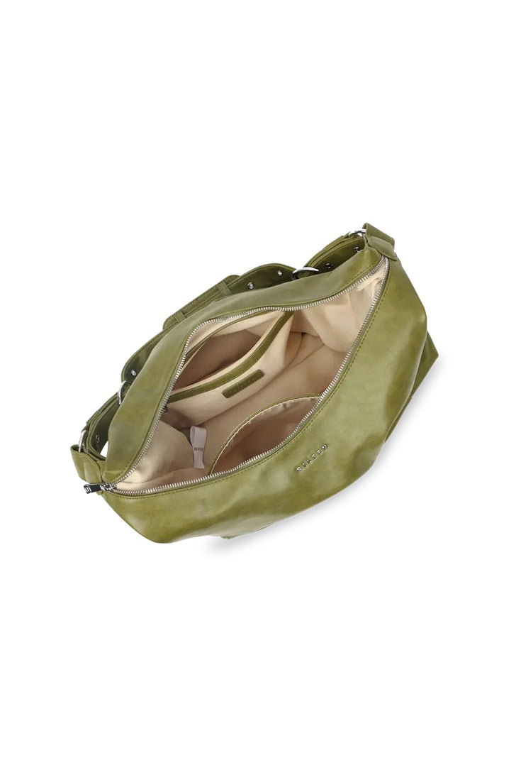THE ELLIE CROSSBODY BAG - MOSS GREEN  - VIA SILFEN STUDIO | Only €99 | NOW AVAILABLE TO SHOP at IAMINHATELOVE 
