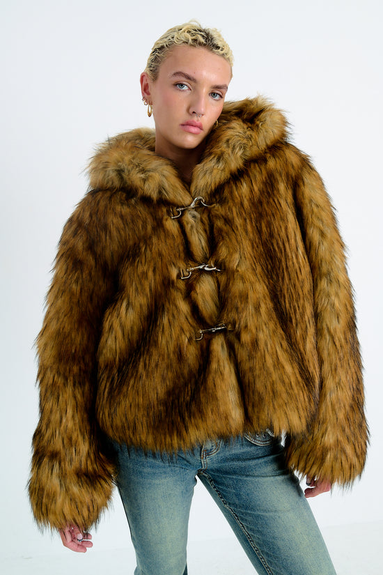 THE JULIA FAUX FUR COAT  - VIA THE RAGGED PRIEST | Only €195 | NOW AVAILABLE TO SHOP at IAMINHATELOVE