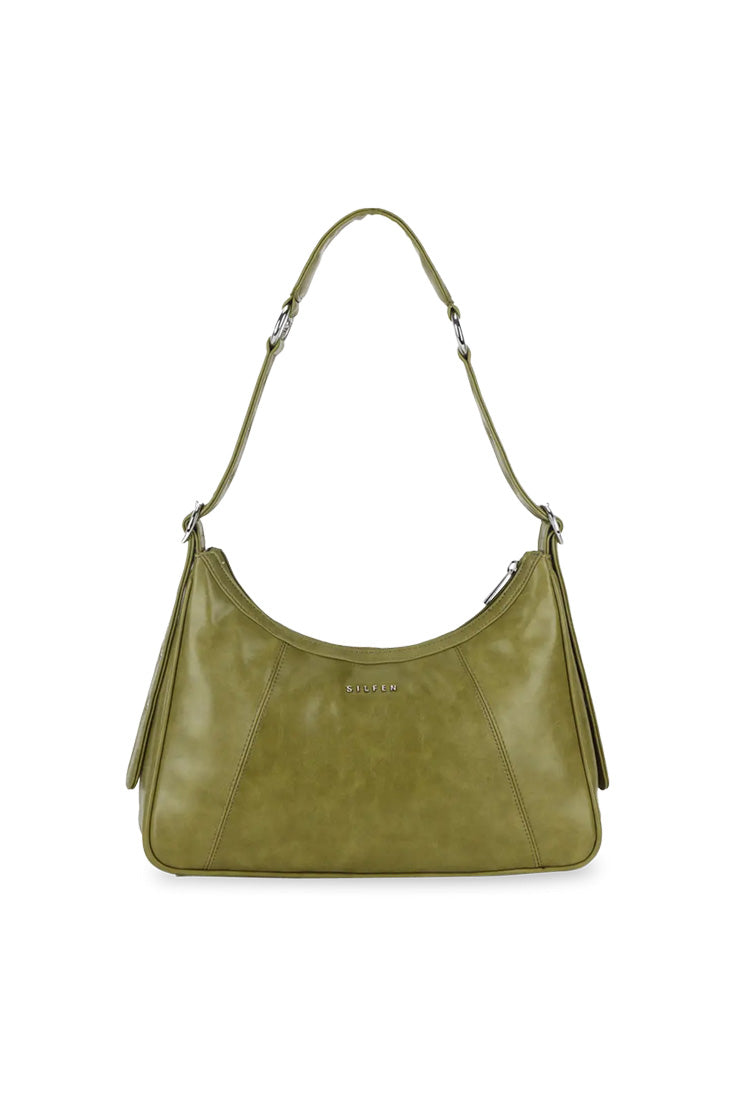 THE FILIPPA CROSSBODY BAG - MOSS GREEN  - VIA SILFEN STUDIO | Only €79 | NOW AVAILABLE TO SHOP at IAMINHATELOVE 