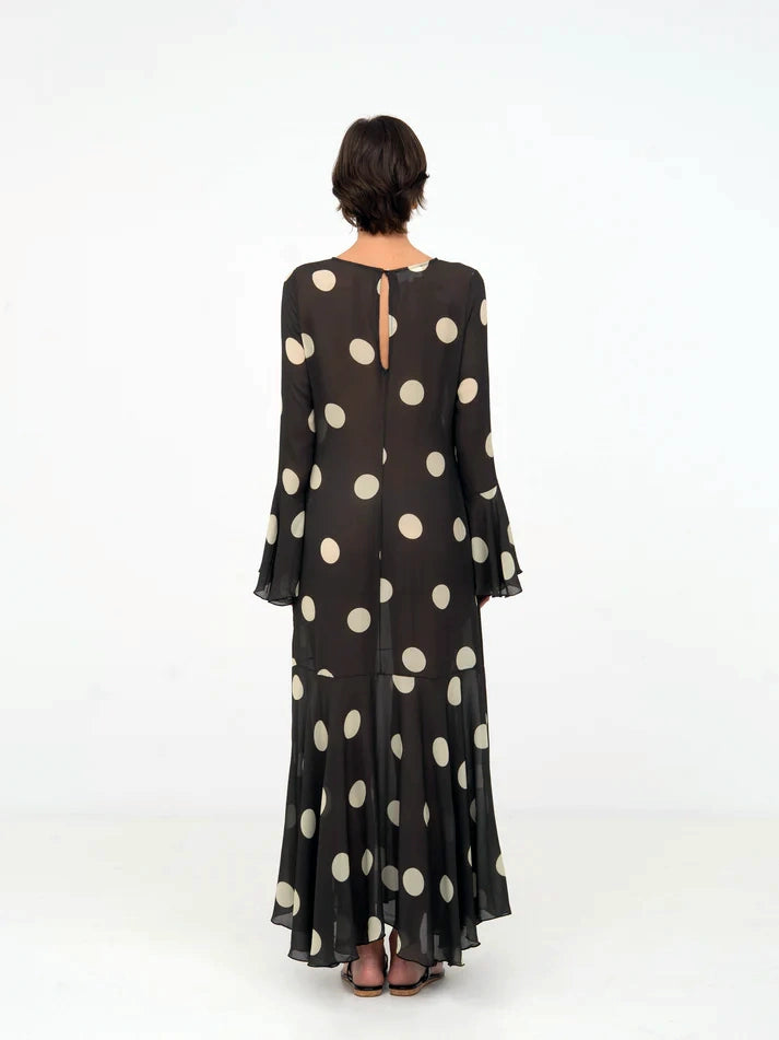 THE JESTER SHEER POLKA DOT DRESS  - VIA CARMEN SAYS | Only €96 | NOW AVAILABLE TO SHOP at IAMINHATELOVE 