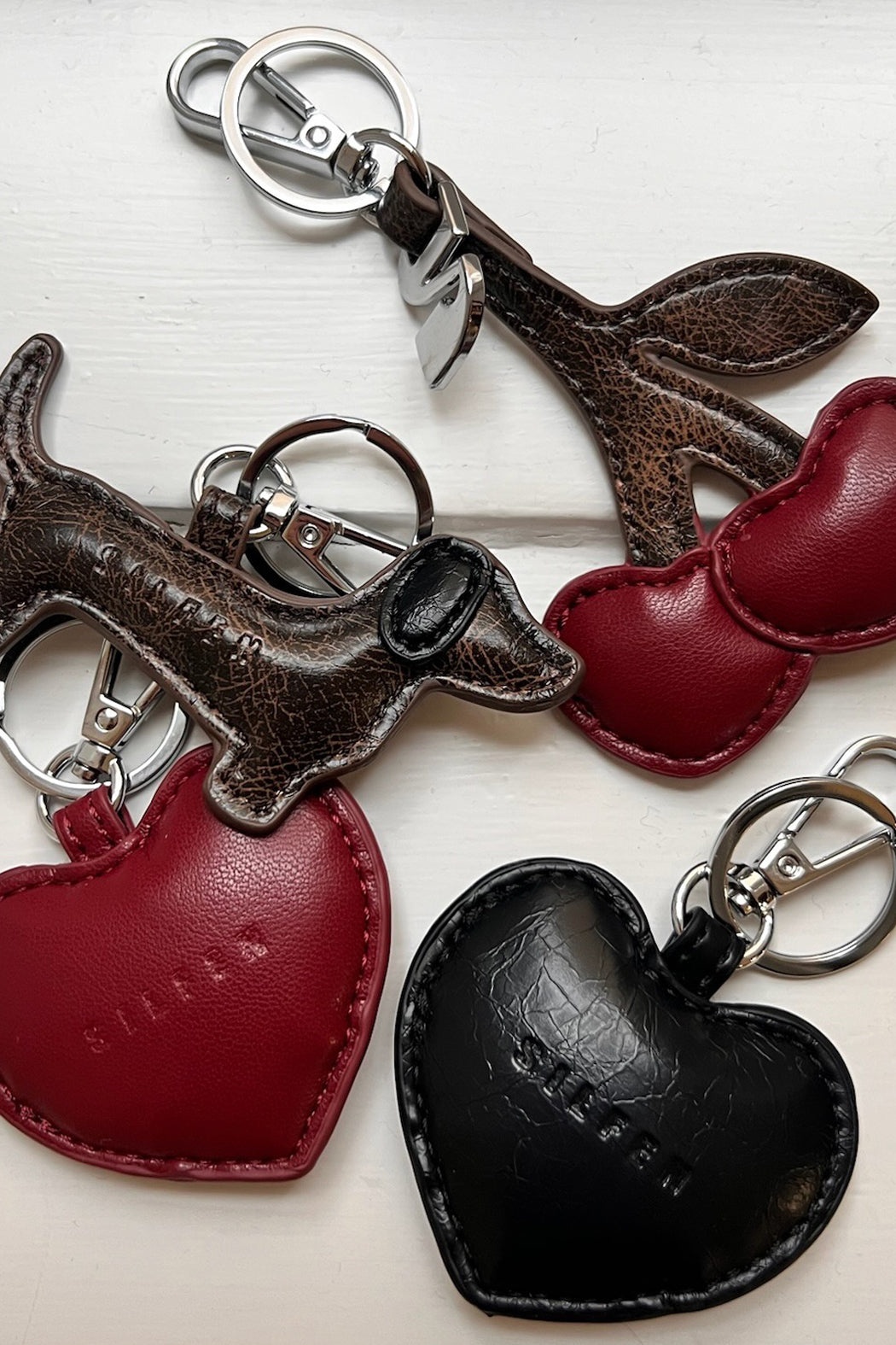 THE SILFEN STUDIO BAG CHARM - BLACK HEART  - VIA SILFEN STUDIO | Only €15 | NOW AVAILABLE TO SHOP at IAMINHATELOVE