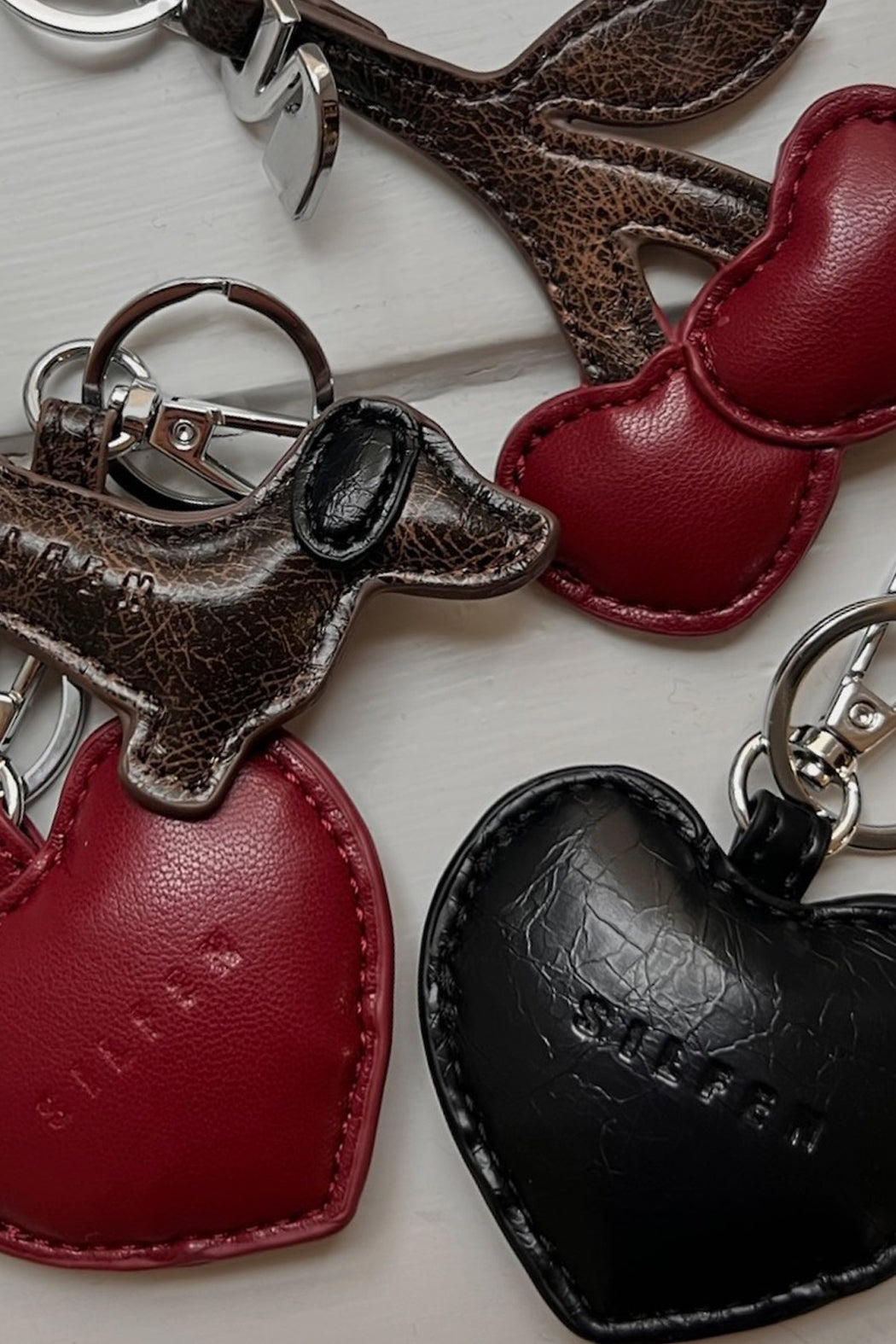 THE SILFEN STUDIO BAG CHARM - BLACK HEART  - VIA SILFEN STUDIO | Only €15 | NOW AVAILABLE TO SHOP at IAMINHATELOVE