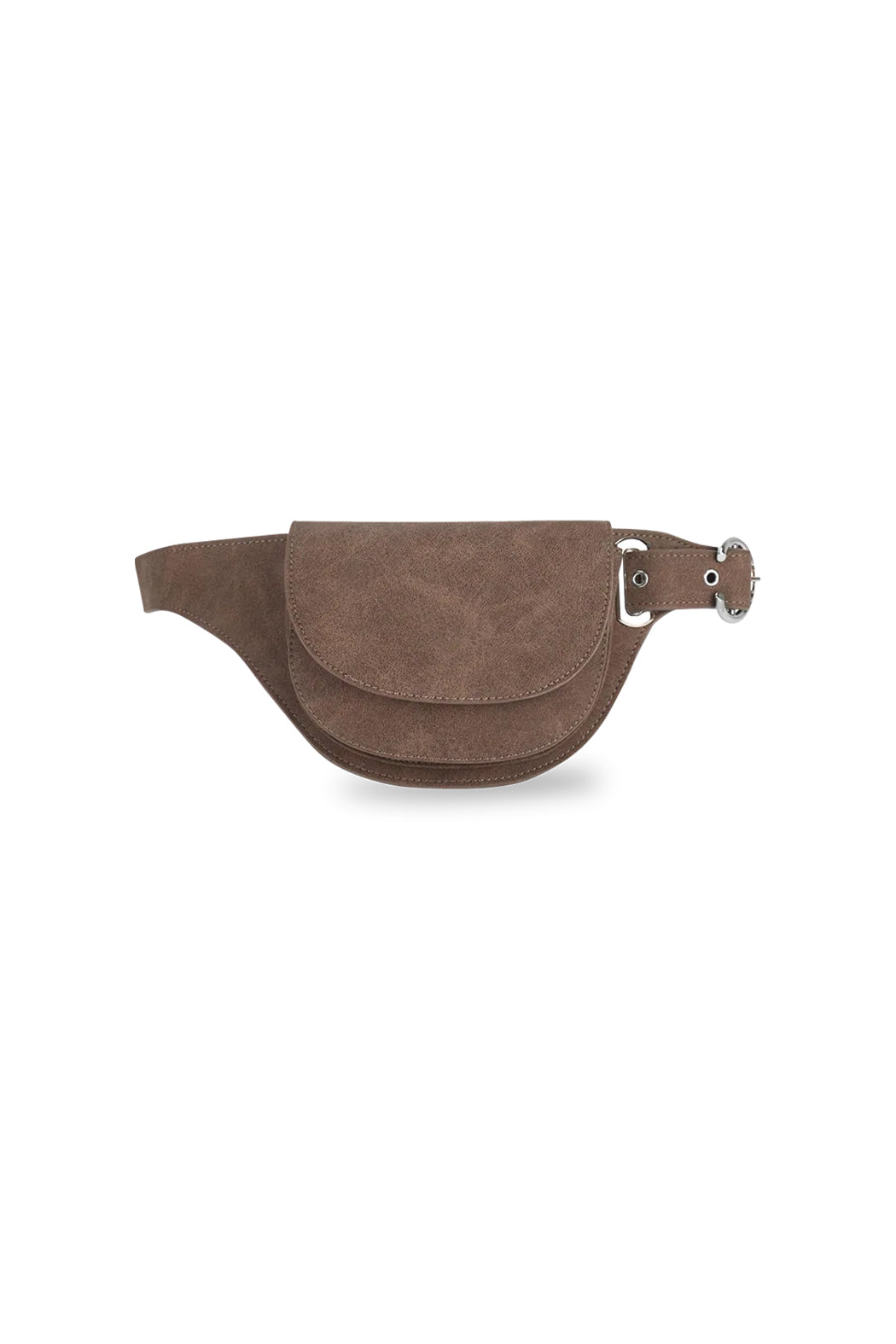 THE ELIZA FESTIVAL BELT IN DISTRESSED VEGAN LEATHER - COFFEE  - VIA SILFEN | Only €69.99 | NOW AVAILABLE TO SHOP at IAMINHATELOVE