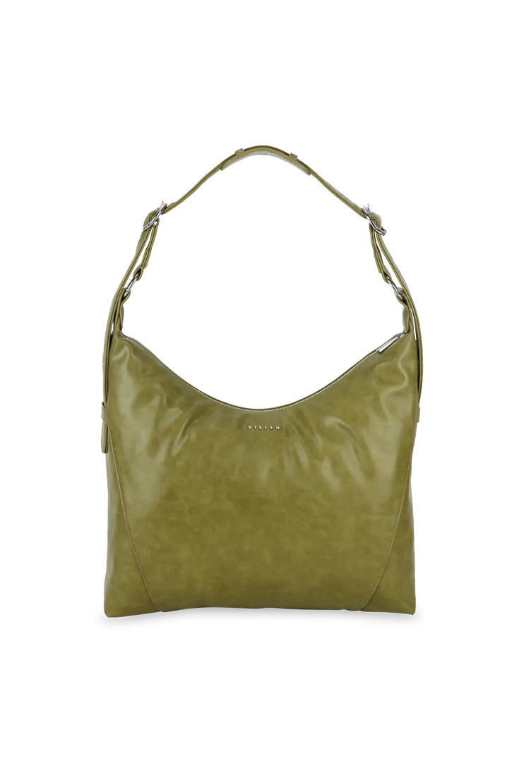 THE ELLIE CROSSBODY BAG - MOSS GREEN  - VIA SILFEN STUDIO | Only €99 | NOW AVAILABLE TO SHOP at IAMINHATELOVE 