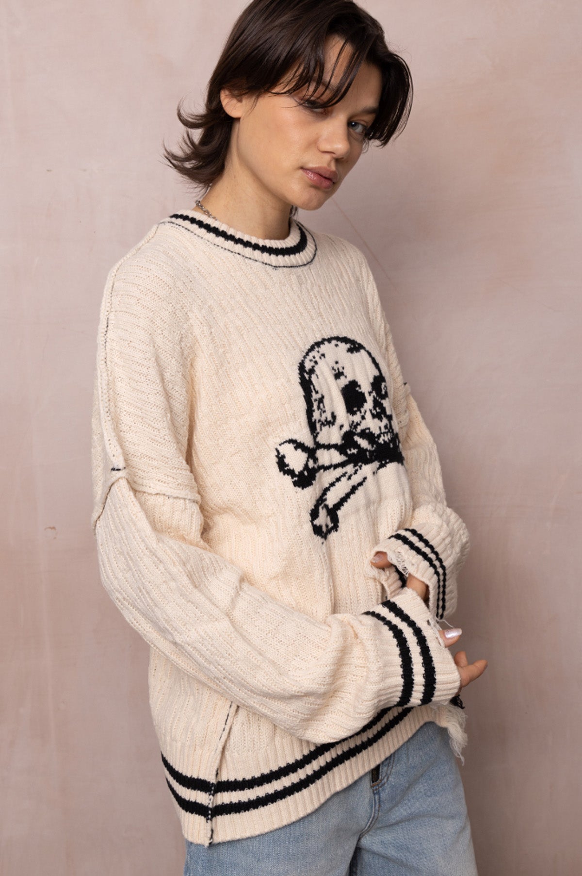 THE CULT SKULL KNIT  - VIA THE RAGGED PRIEST | Only €89 | NOW AVAILABLE TO SHOP at IAMINHATELOVE 