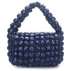 THE RECYCLED LEILA SHOULDER BAG - METALLIC BLUE - EXCLUSIVE Bags from SILFEN - Just $80! SHOP NOW AT IAMINHATELOVE BOTH IN STORE FOR CYPRUS AND ONLINE WORLDWIDE