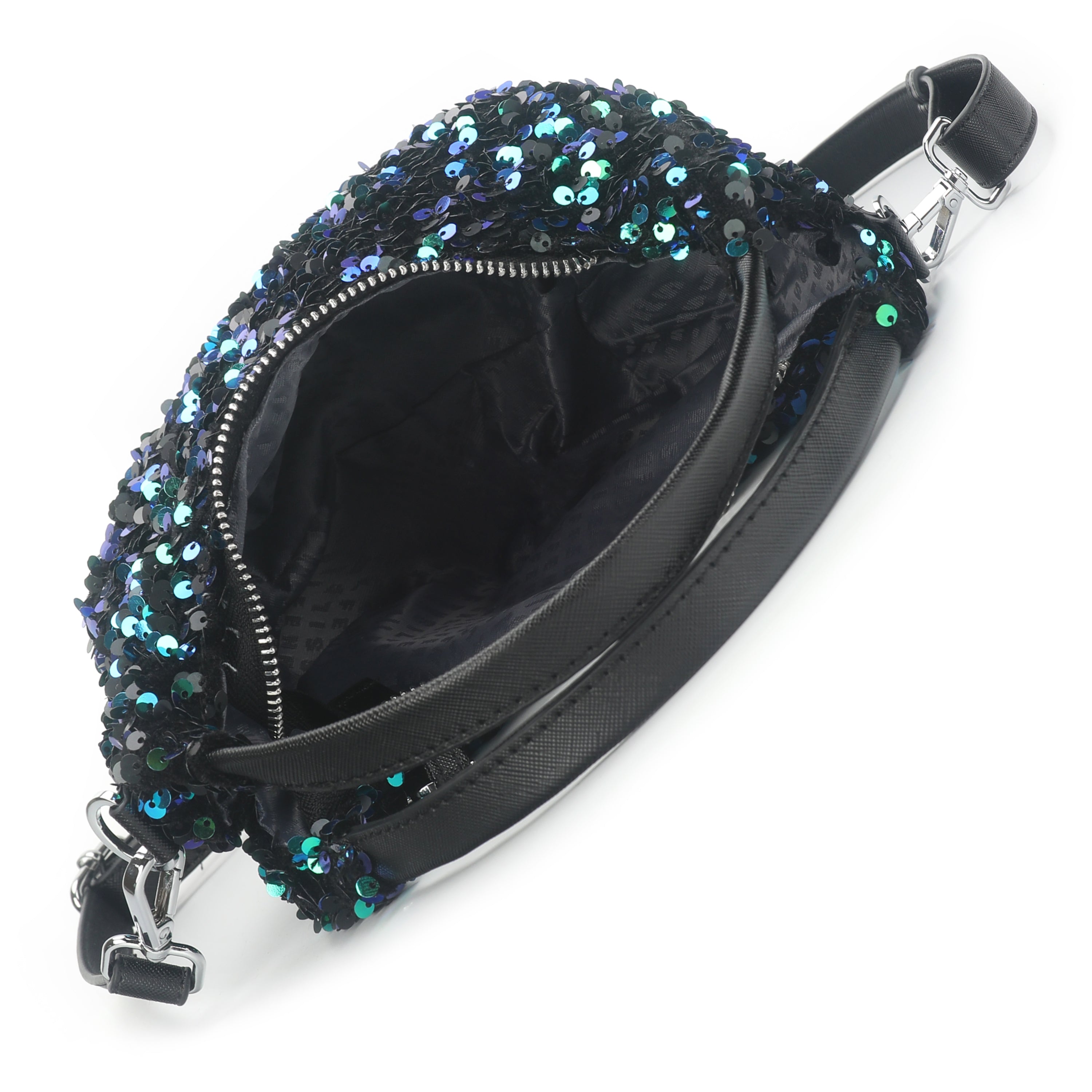 THE MINI MONA PARTY HANDBAG - GLIMMER GREEN  - VIA SILFEN | Only €63 | NOW AVAILABLE TO SHOP at IAMINHATELOVE