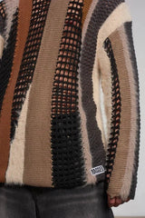 NETWORK PATCHWORK KNIT - EXCLUSIVE Knitwear from THE RAGGED PRIEST - Just $86! SHOP NOW AT IAMINHATELOVE BOTH IN STORE FOR CYPRUS AND ONLINE WORLDWIDE