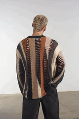 NETWORK PATCHWORK KNIT - EXCLUSIVE Knitwear from THE RAGGED PRIEST - Just $86! SHOP NOW AT IAMINHATELOVE BOTH IN STORE FOR CYPRUS AND ONLINE WORLDWIDE