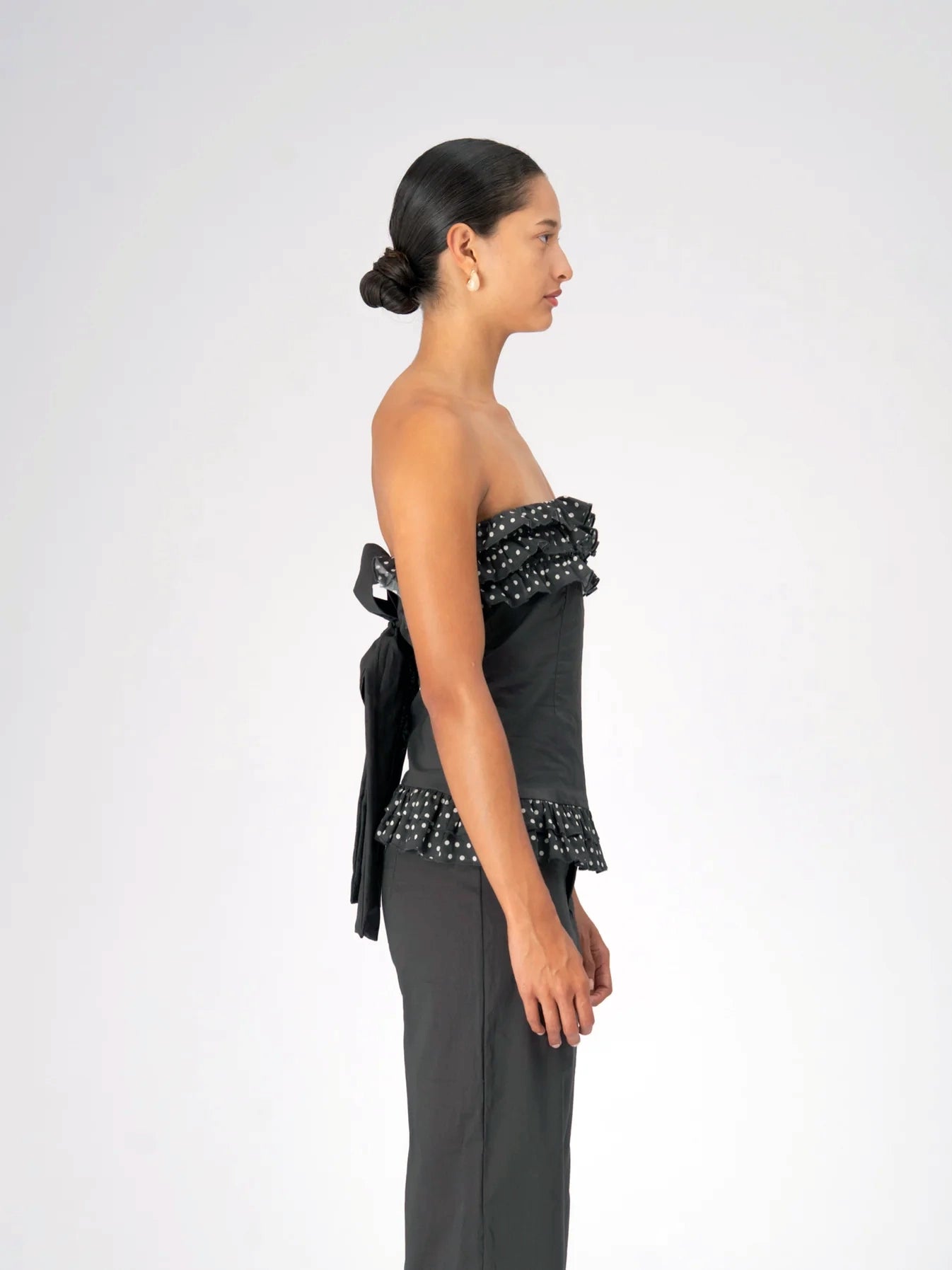 THE NOCTIS POLKA DOT TOP  - VIA CARMEN SAYS | Only €69 | NOW AVAILABLE TO SHOP at IAMINHATELOVE 