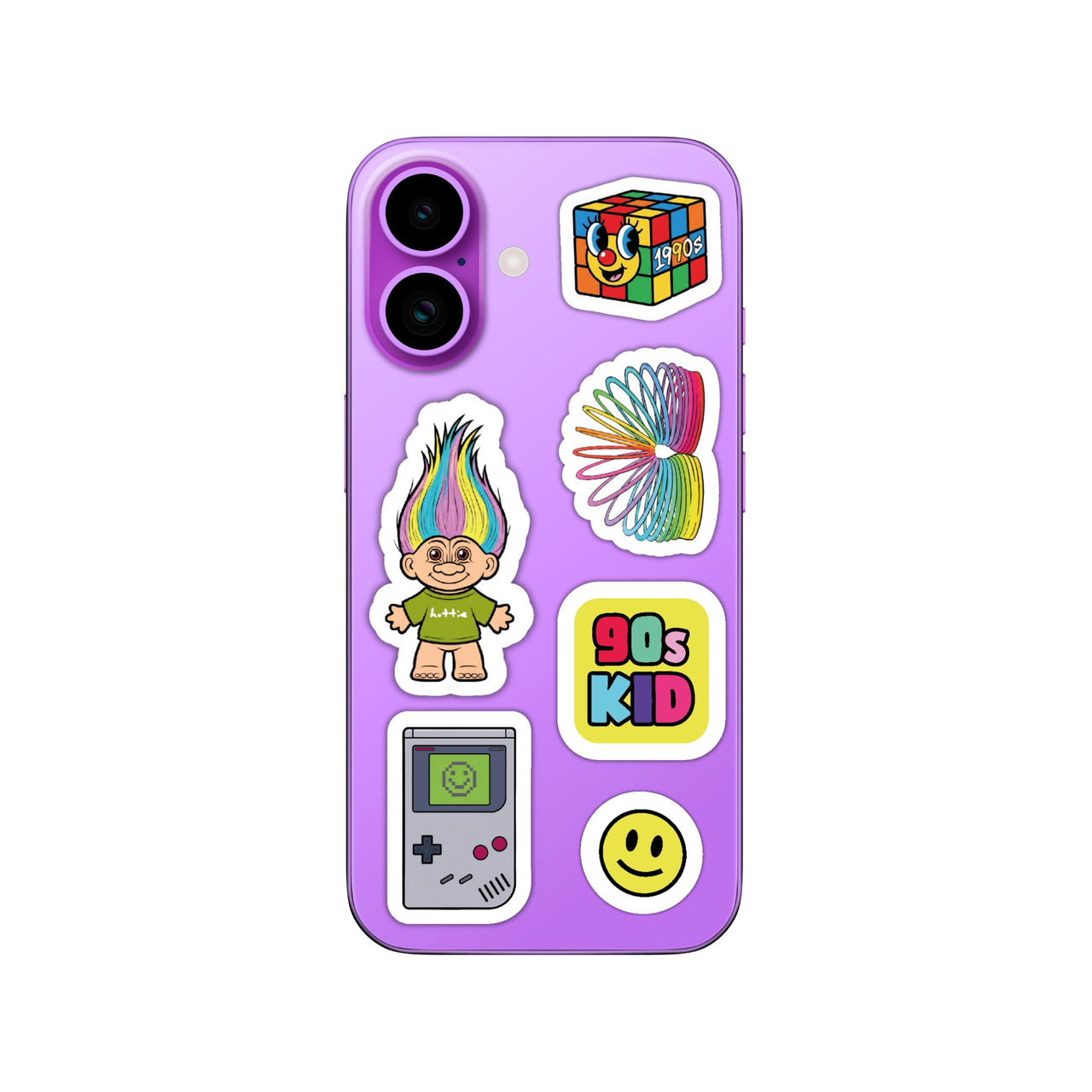 THE NINETIES KID STICKER SHEET  - VIA IAMINHATELOVE | Only €6 | NOW AVAILABLE TO SHOP at IAMINHATELOVE 