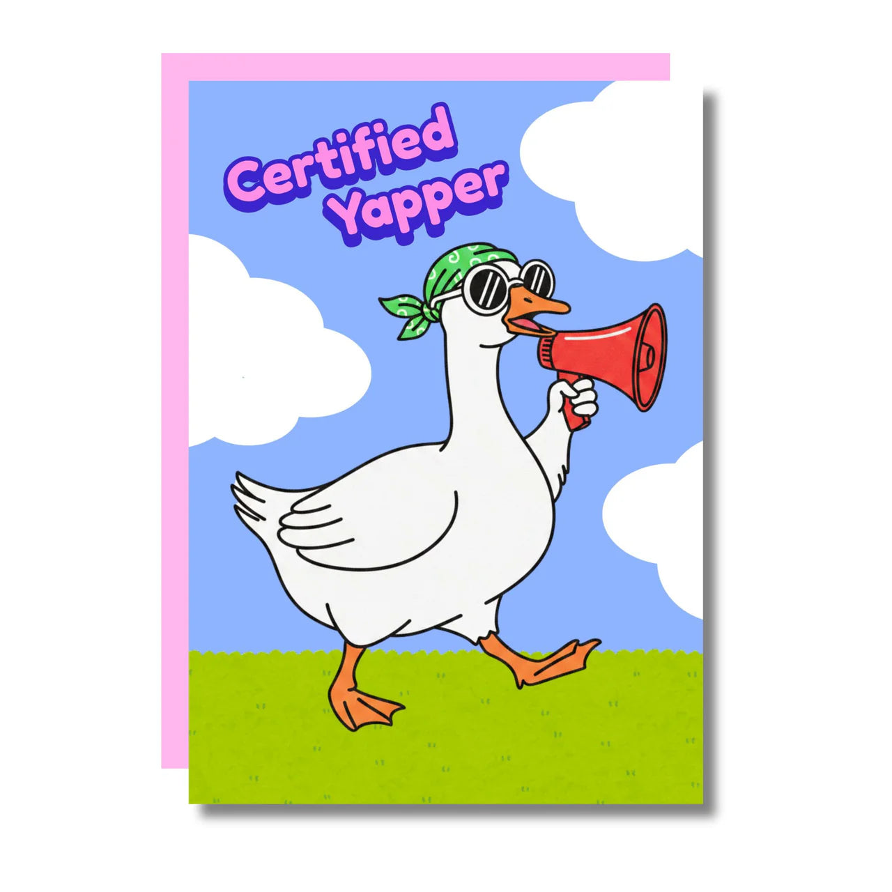 THE CERTIFIED YAPPERY GREETING CARD  - VIA IAMINHATELOVE | Only €4 | NOW AVAILABLE TO SHOP at IAMINHATELOVE 