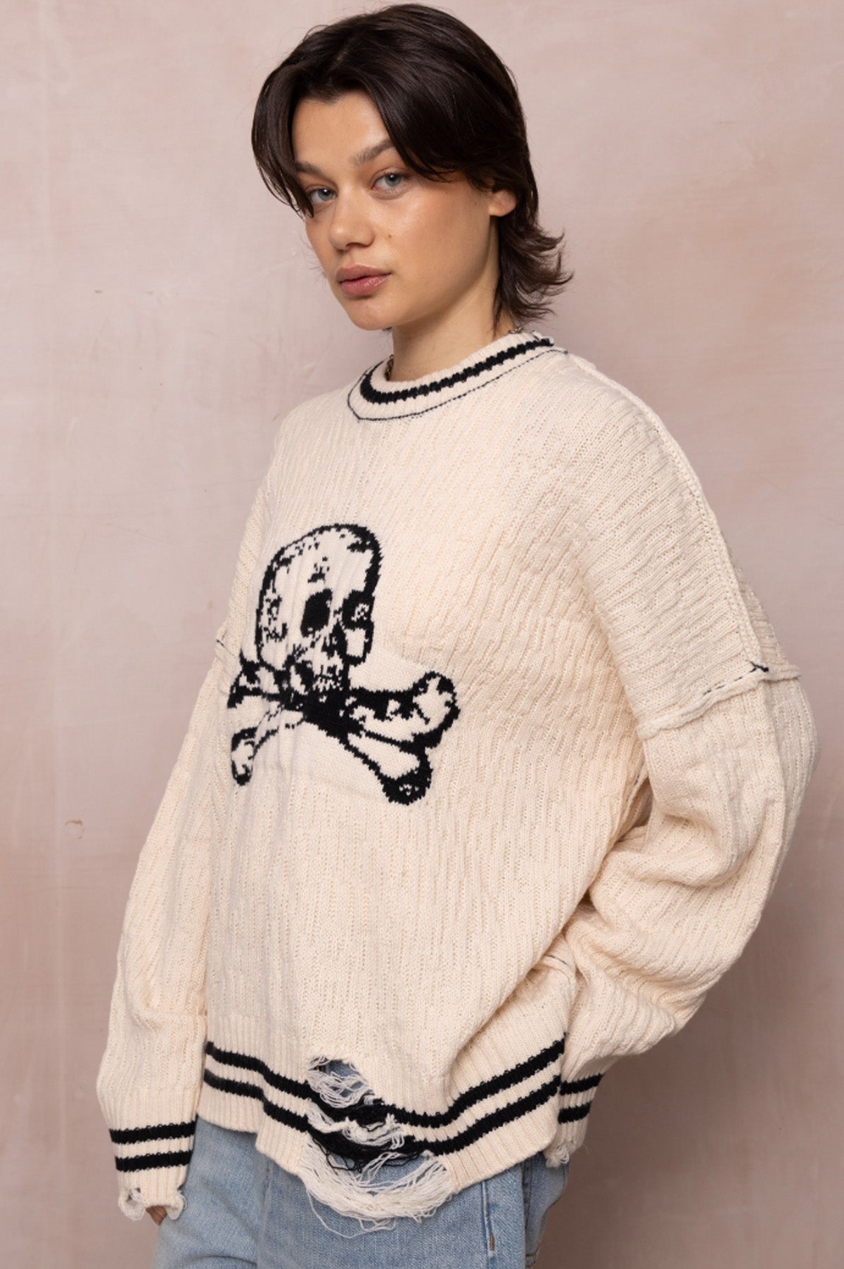 THE CULT SKULL KNIT  - VIA THE RAGGED PRIEST | Only €89 | NOW AVAILABLE TO SHOP at IAMINHATELOVE 