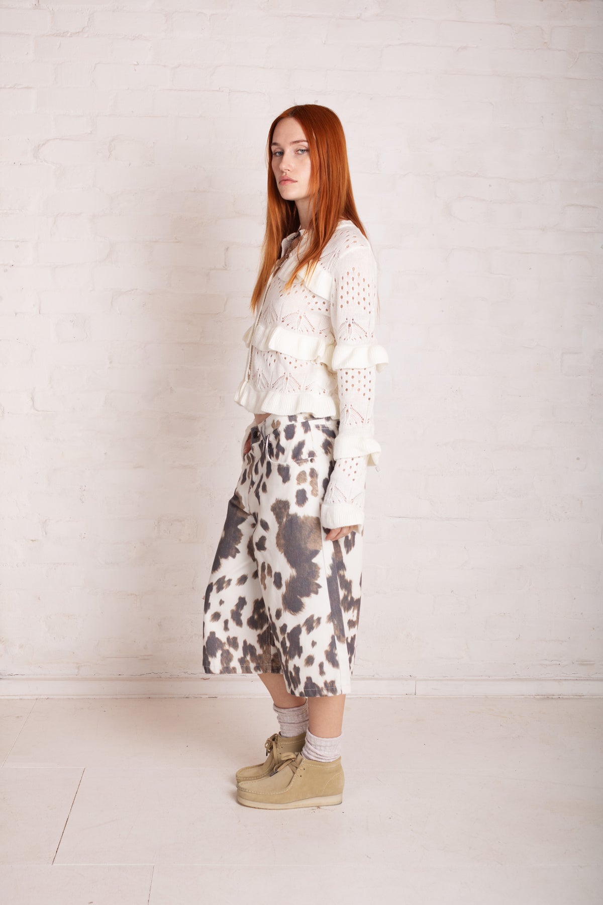 THE HIDE COW PRINT RELEASE JORTS  - VIA THE RAGGED PRIEST | Only €97 | NOW AVAILABLE TO SHOP at IAMINHATELOVE